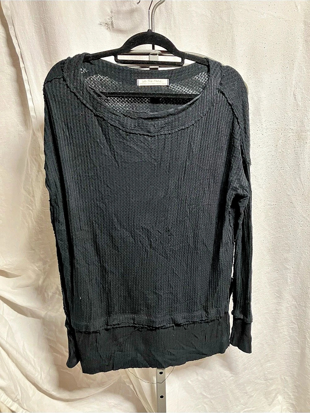 We The Free Long Sleeve Top in Black Size XS